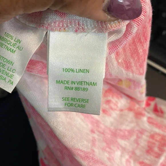 Lilly Pulitzer Duval Truck In Love Top size S - Picture 9 of 9